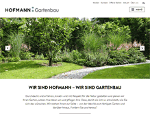 Tablet Screenshot of gartenbau.ch