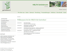 Tablet Screenshot of gartenbau.at